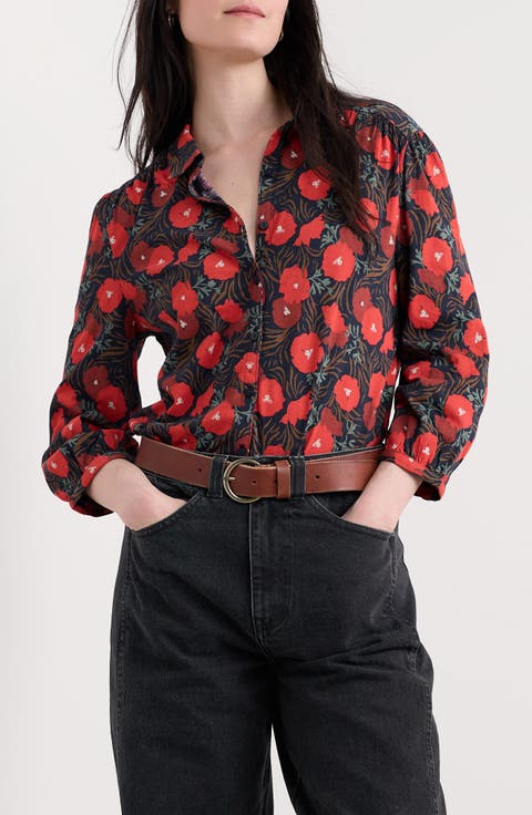 Embrace Floral Button-Up Shirt