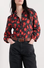 Seasalt Cornwall Embrace Floral Button-Up Shirt
