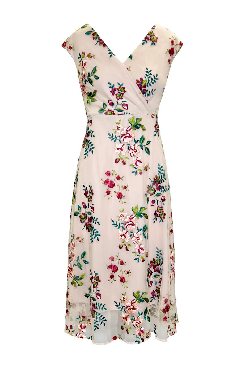 Alie Street London Grace Midi Dress, Alternate, color, Blushing Blooms