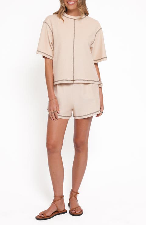 Melody Knit T-Shirt & Shorts Set