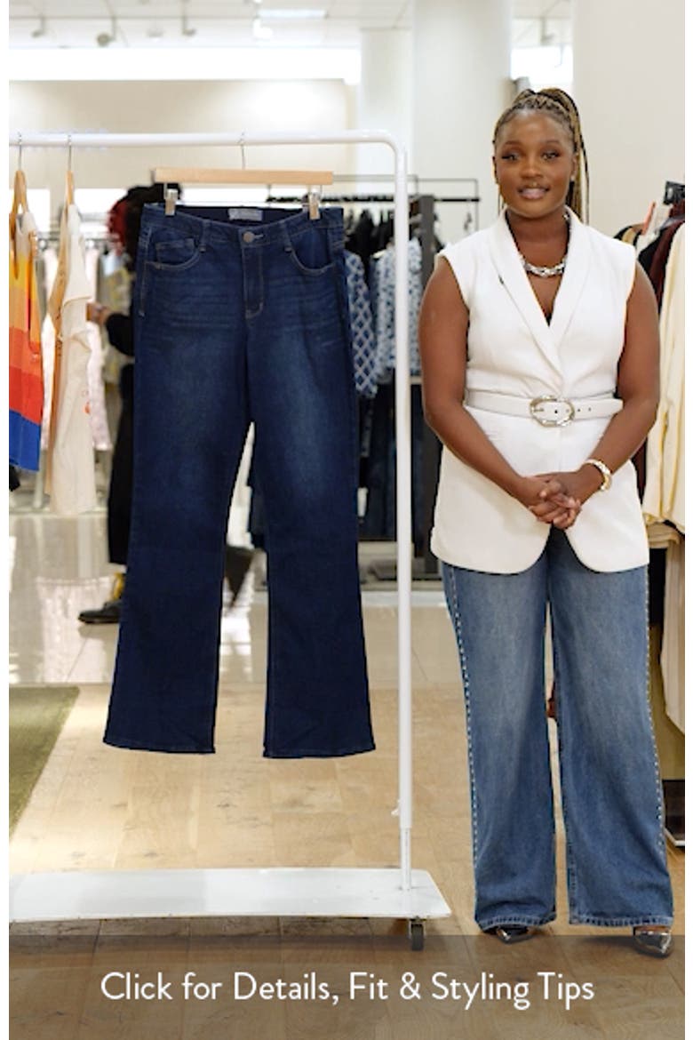 Brittany High Waist Itty Bitty Bootcut Jeans video