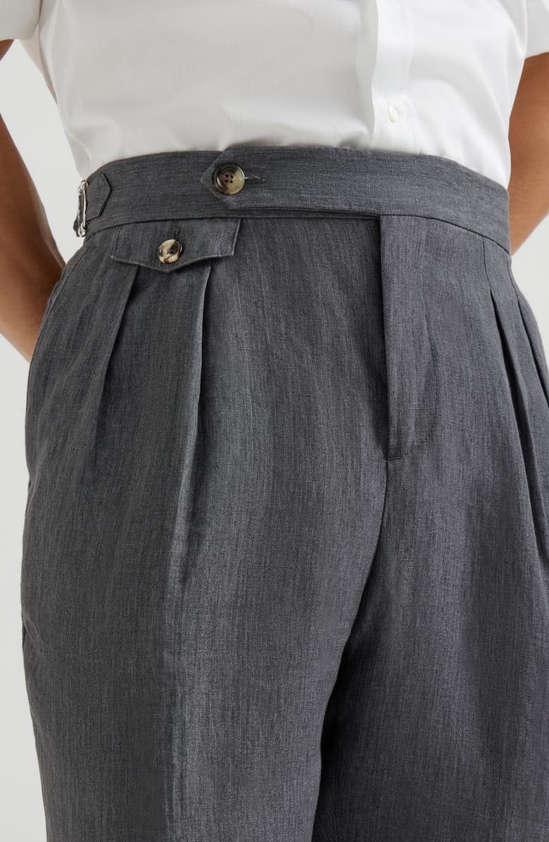 Brunello Cucinelli Tailor fit trousers, Alternate, color, Anthracite