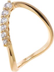 BY ADINA EDEN CZ Graduated Swirl Ring