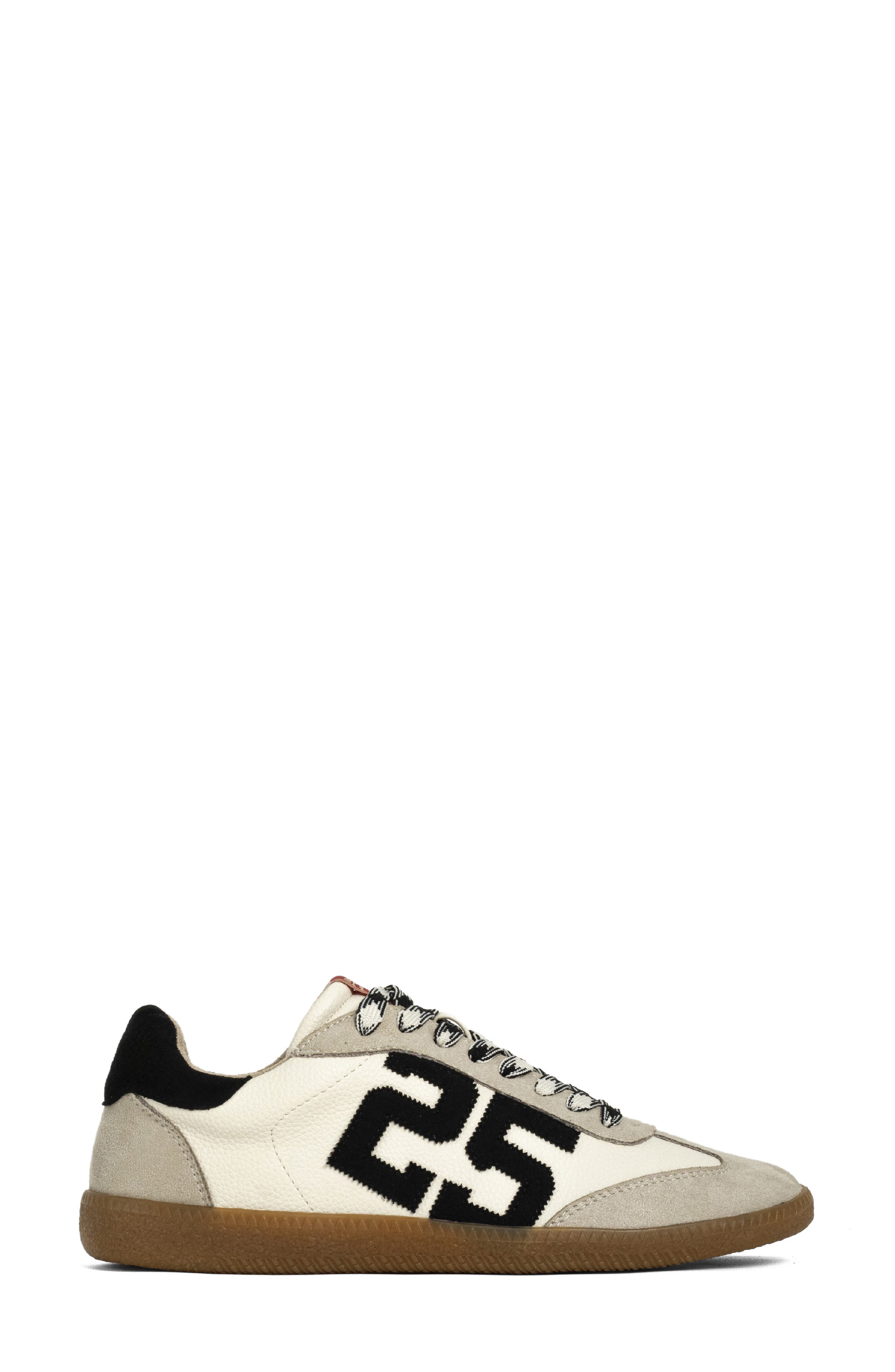 Retro 25 Sneaker, Alternate, color, BLACK AND WHITE