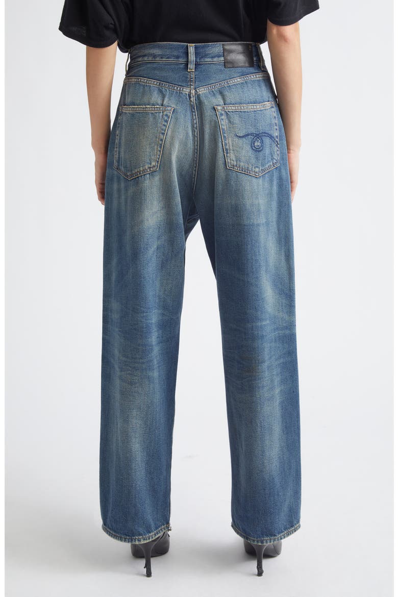 Venti Baggy Wide Leg Jeans, Alternate, color, BLEEKER INDIGO