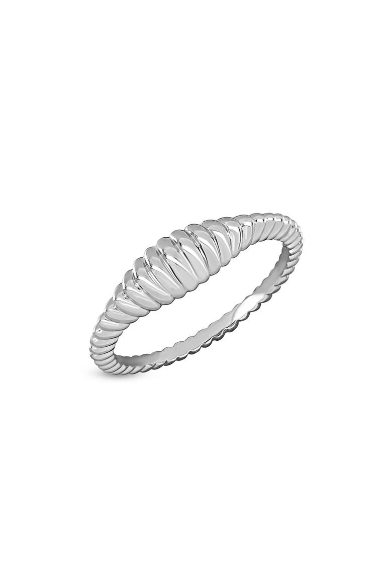14K Gold Stackable Ring, Main, color, 14K WHITE GOLD