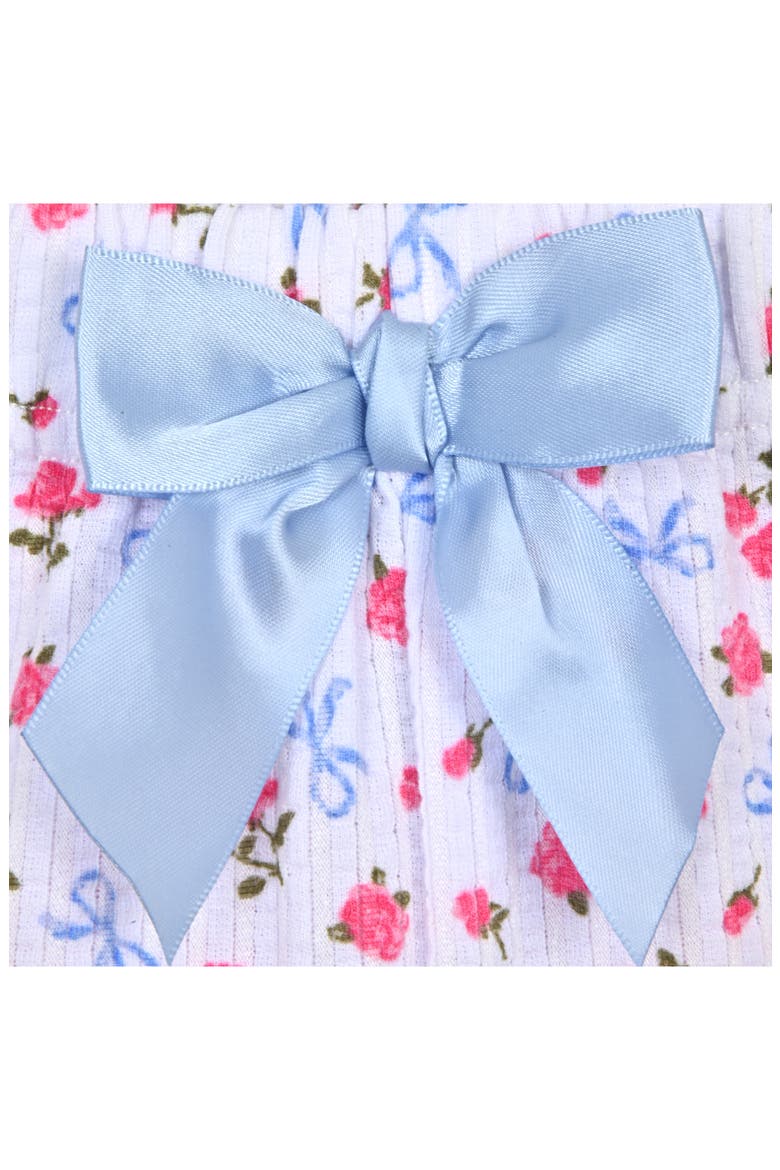 Kids' Two-Piece Short Pajamas & Scrunchie Set, Alternate, color, BLUE