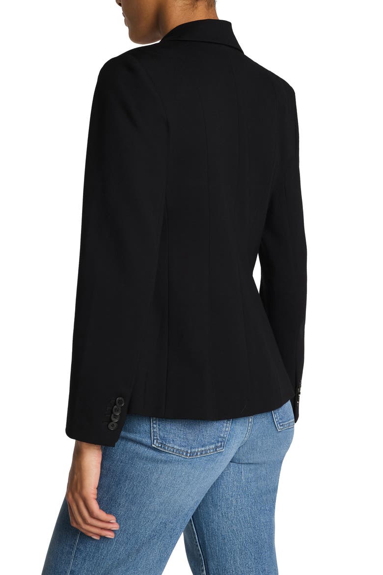 Ponte Tailored Blazer, Alternate, color, CLASSIC BLACK