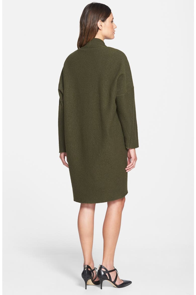 Felted Wool Coat, Alternate, color, LODEN