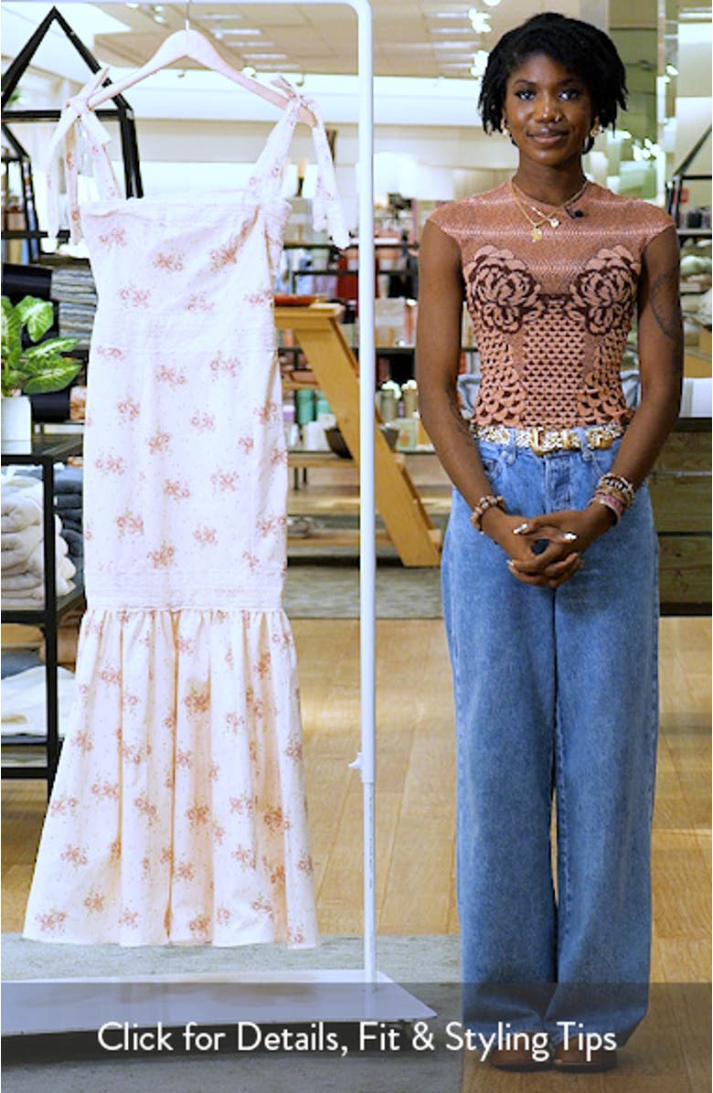 Alessina Floral Print Gown, sales video thumbnail