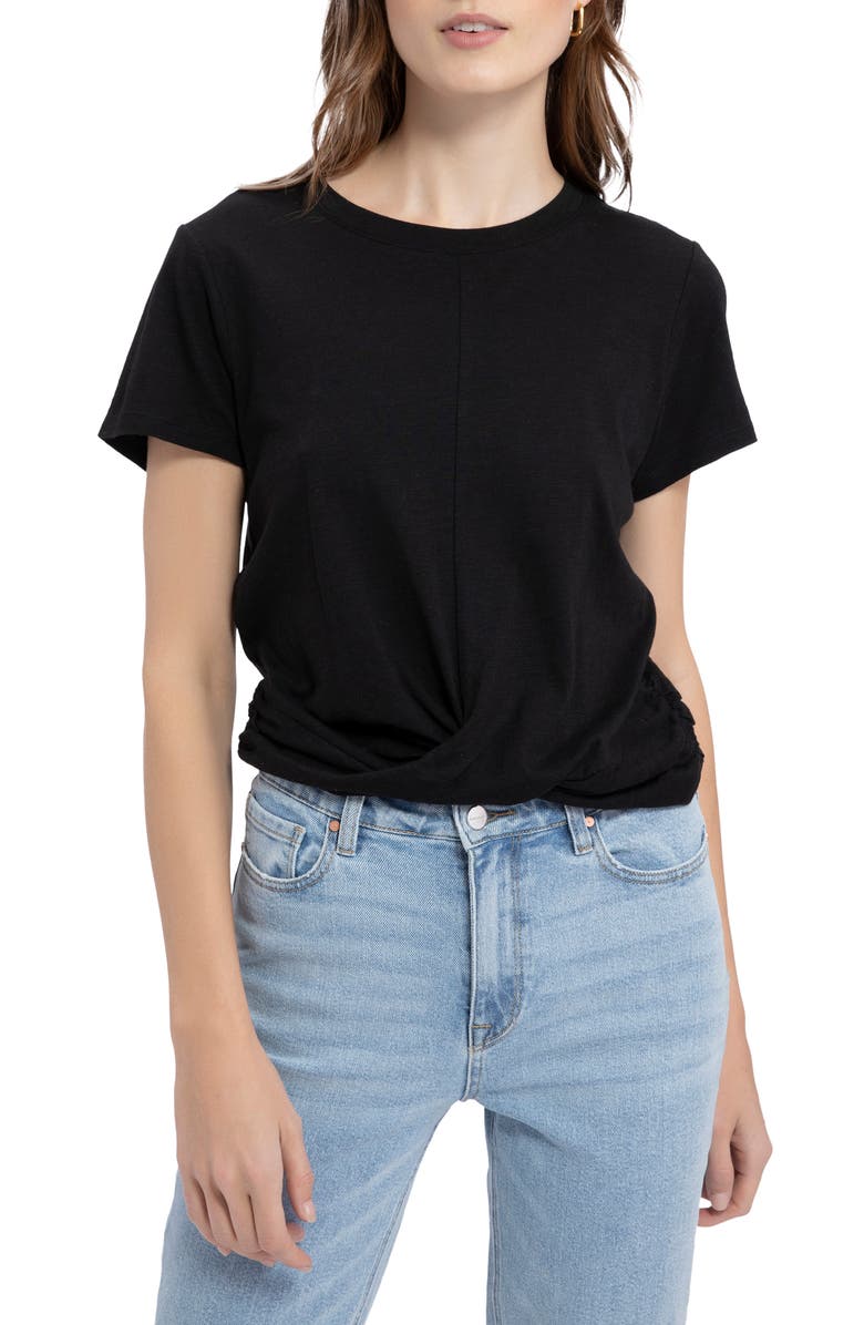 Sanctuary High Street Crisscross Front T-Shirt, Main, color,