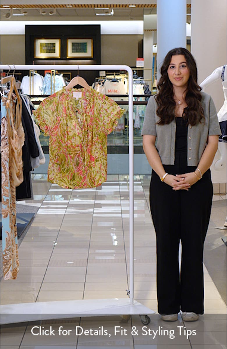Jenise Daisy Swirl Top, sales video thumbnail