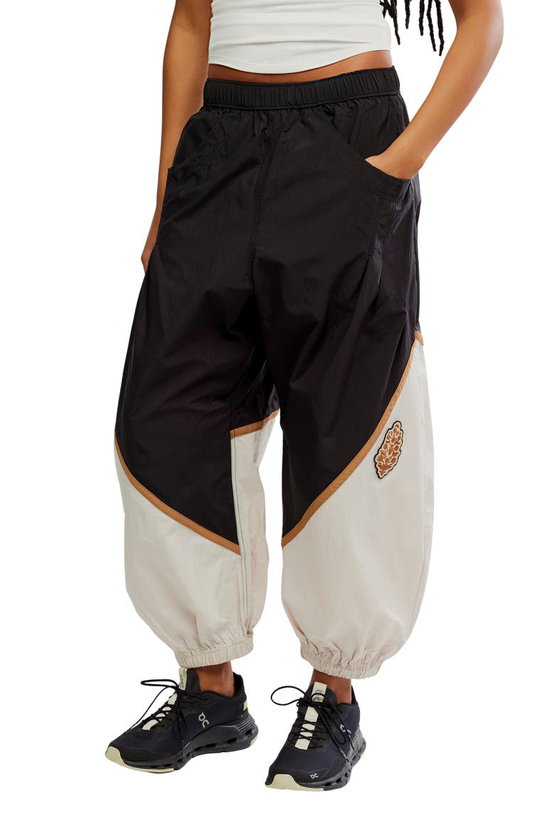 FP Movement Freeflow Colorblock Joggers, Main, color, BLACK COMBO