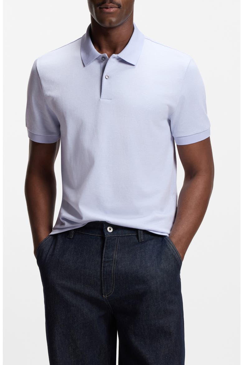 Parlay Cotton Piqué Polo, Main, color, LIGHT/ PASTEL PURPLE