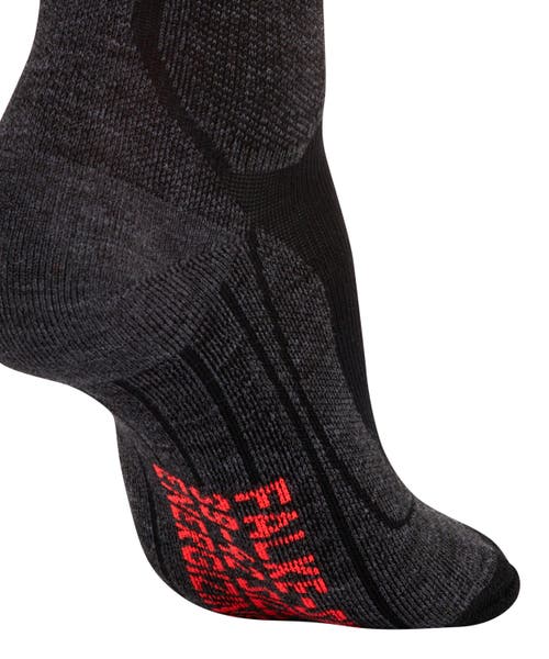Falke Sk Compression Wool Ski Socks In Black