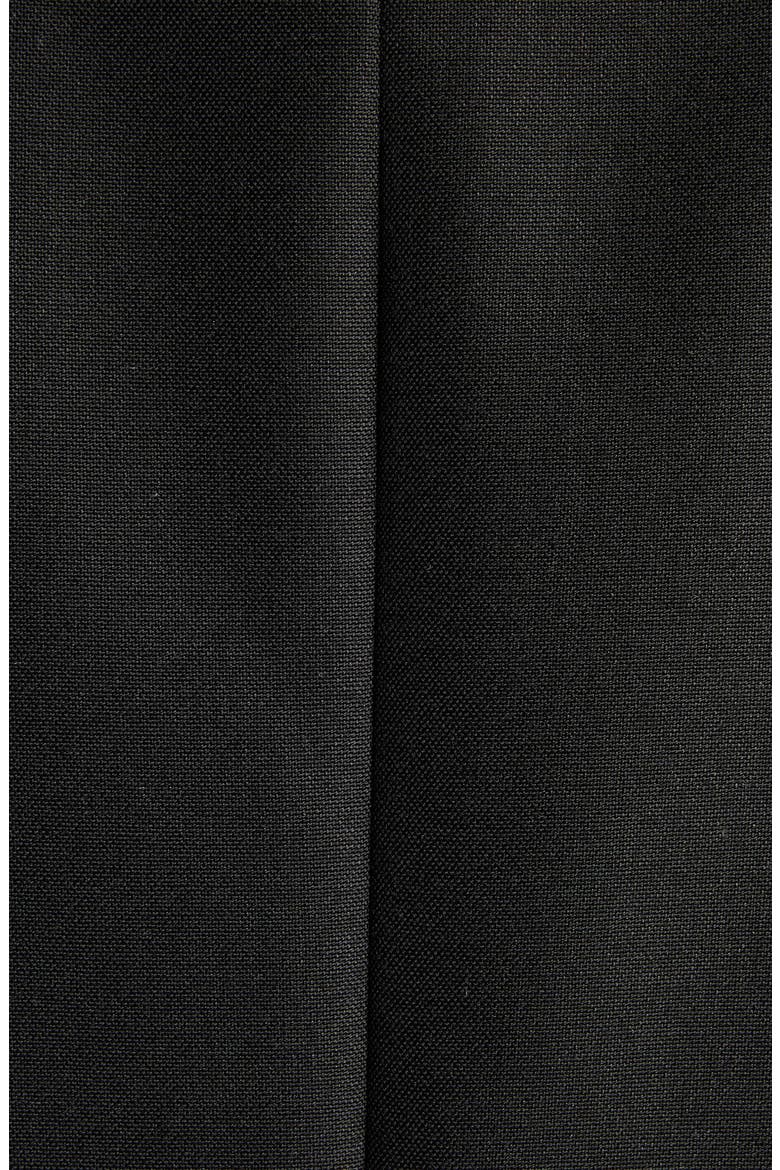 Black Mohair & Wool Intrecciato Peak Lapel Suit Jacket, Alternate, color, 1010 DOUBLE BLACK