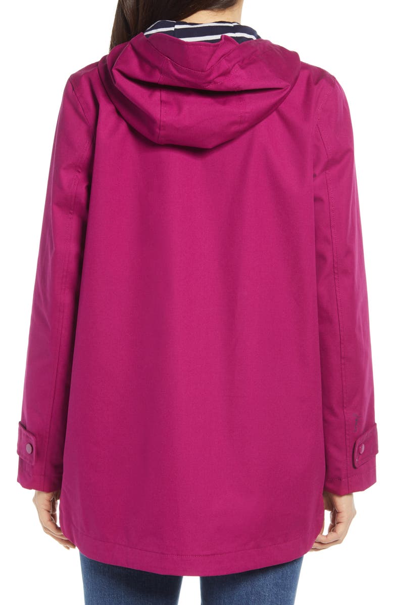 Joules Women's Coast Waterproof Hooded Raincoat, Alternate, color,