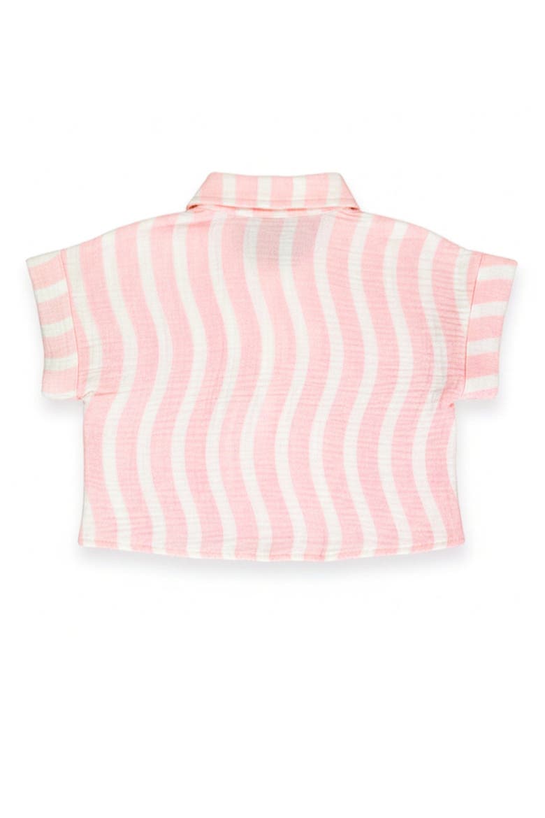 Dakota Cotton Boxy Buttondown, Alternate, color, Pink Stripe