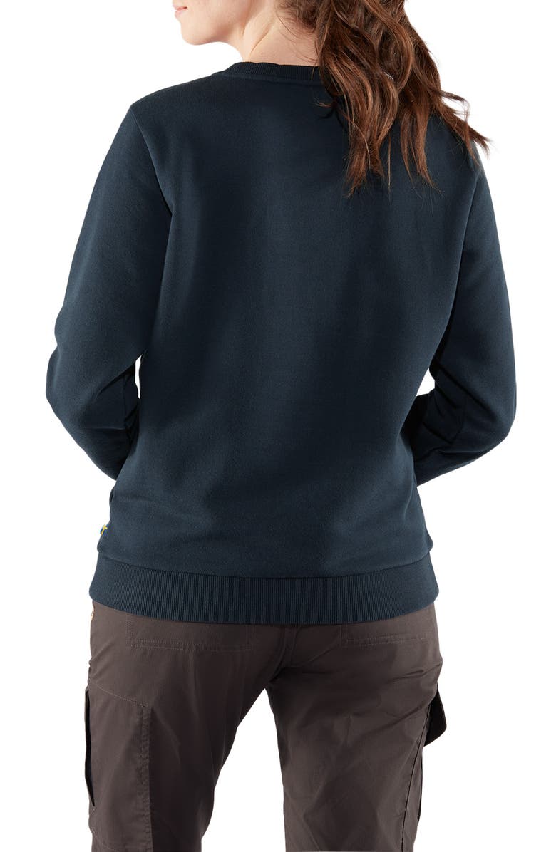 Fjällräven Organic Cotton Graphic Logo Sweatshirt, Alternate, color, 