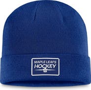 FANATICS Men's Fanatics Branded Blue Toronto Maple Leafs Authentic Pro Cuffed Knit Hat