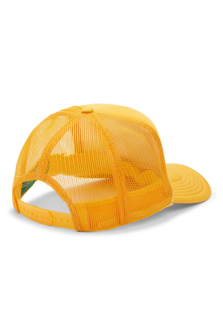 Rad Rainbow Patch Trucker Hat, Alternate, color, GOLD