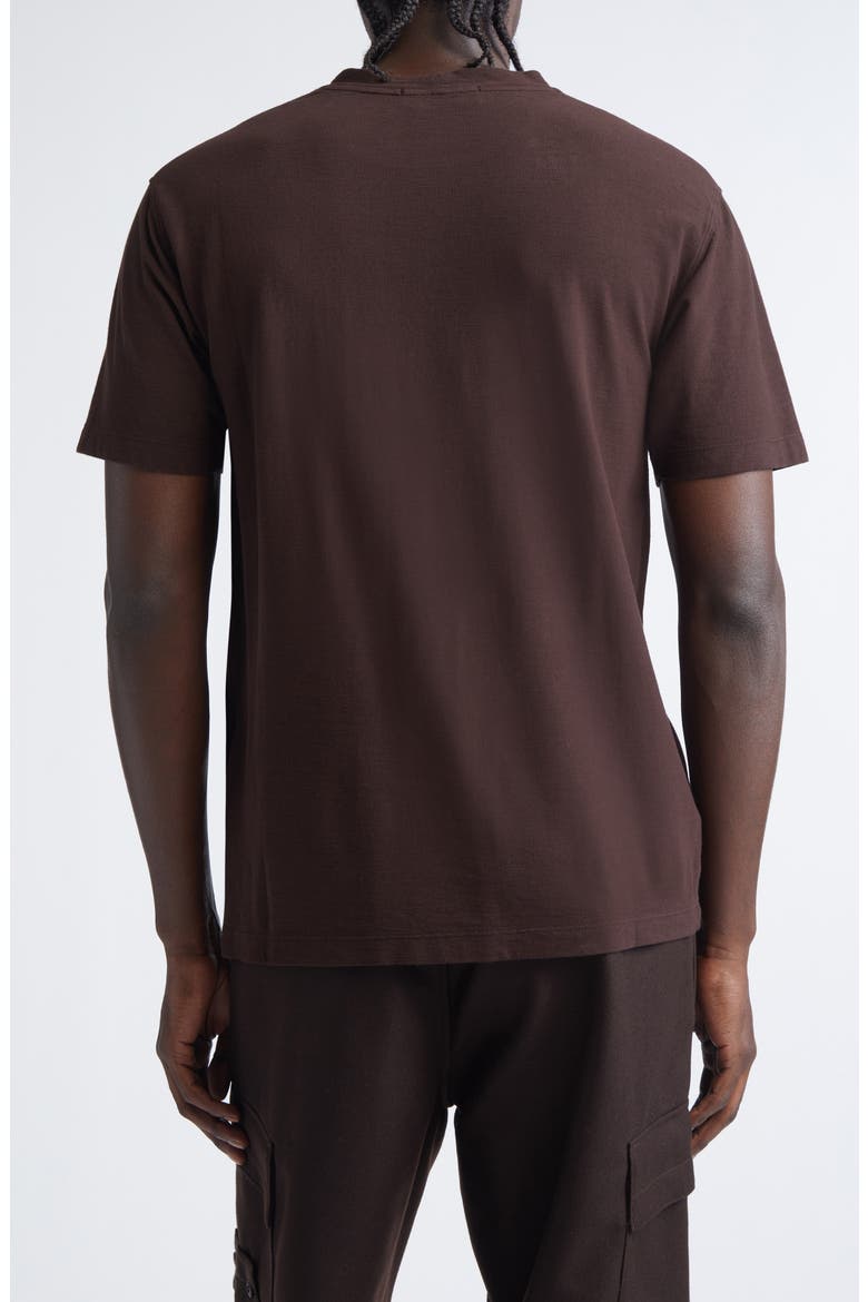 Ghost Compass Patch T-Shirt, Alternate, color, V0070 DARK BROWN