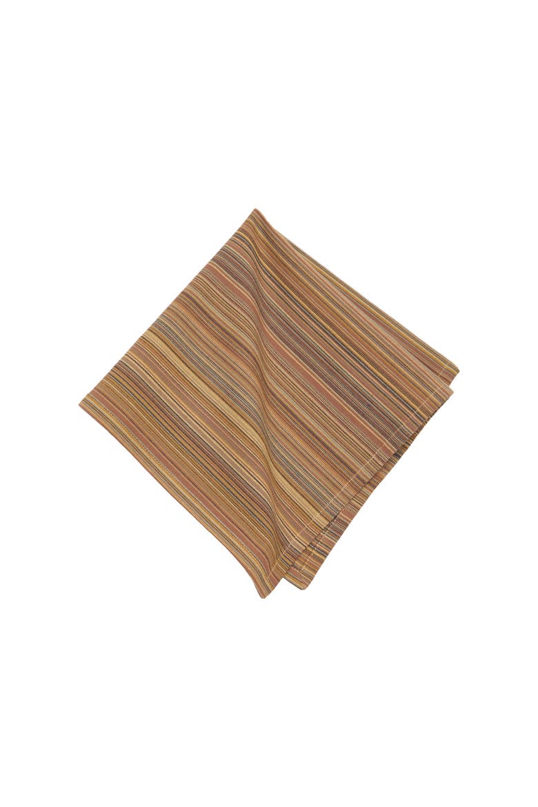 Cedar Stripes Napkin Set of 6, Alternate, color, Brown