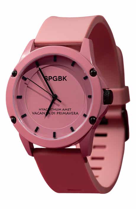SPGBK Watches Brentwood Silicone Strap Watch, 44mm
