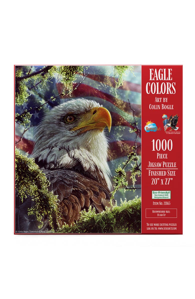 Sunsout Eagle Colors 1000 piece Jigsaw Puzzle for Adults, Alternate, color, Multicolor