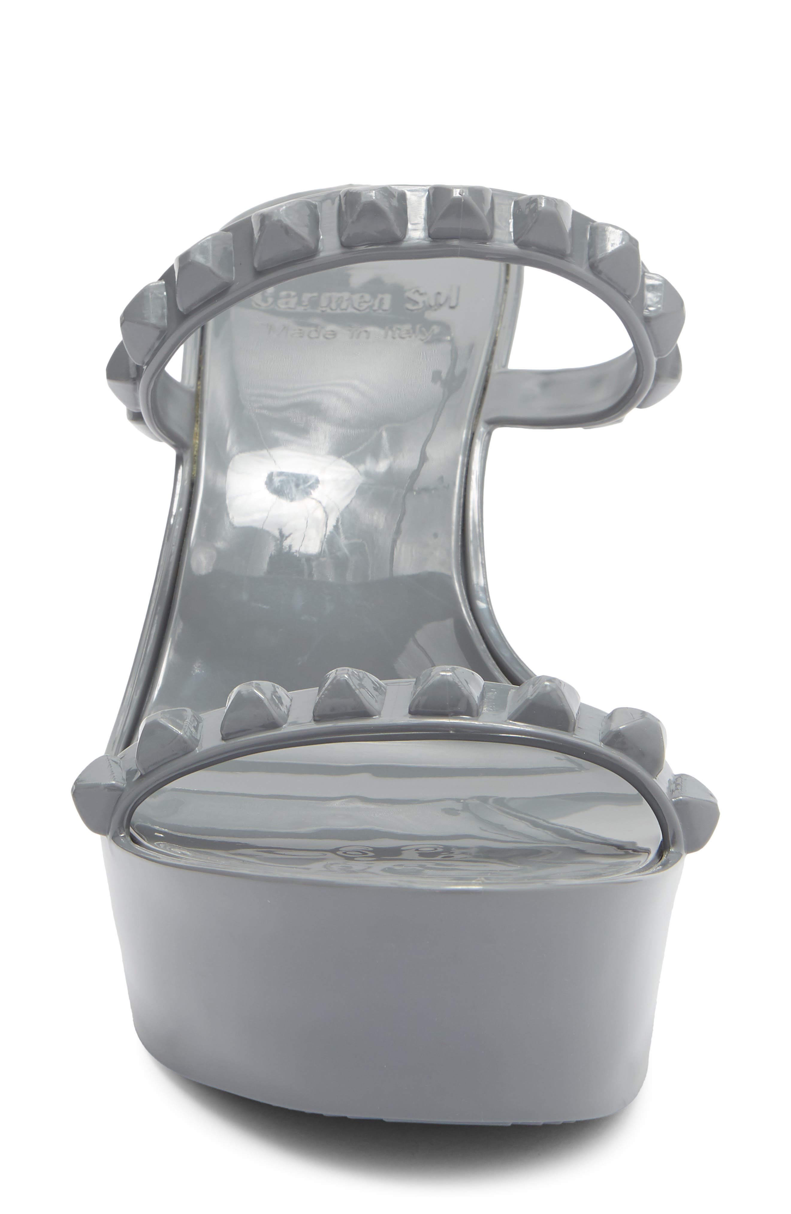 Tonino Platform Wedge Sandal, Alternate, color, GREY