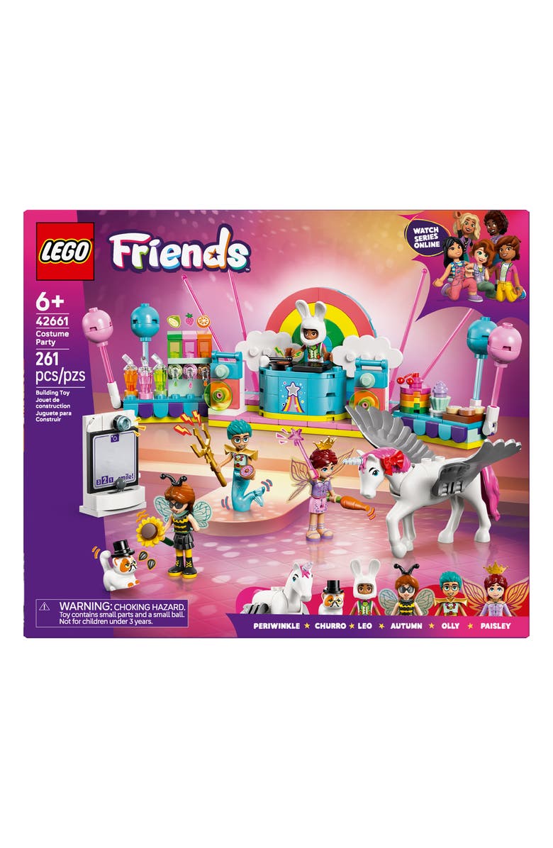 LEGO<sup>®</sup> 6+ Friends Costume Party with Unicorn & Fairy - 42661, Main, color, Multi