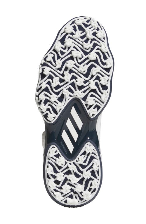Adidas Originals Adidas Codechaos Boa 25 Waterproof Spikeless Golf Shoe In White/silver/collegiate Navy