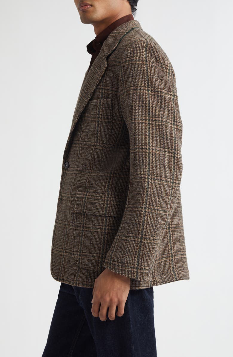 Drake's Mk. II Wool Tweed Games Sport Coat, Alternate, color, Brown
