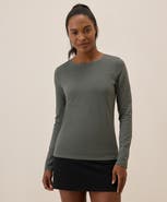 Pact Luxe Stretch Jersey Slim Long Sleeve Tee