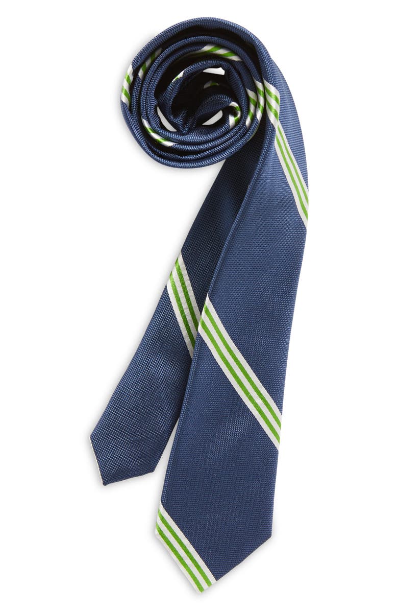 Nordstrom Kids' Luke Stripe Silk Blend Tie, Main, color, 