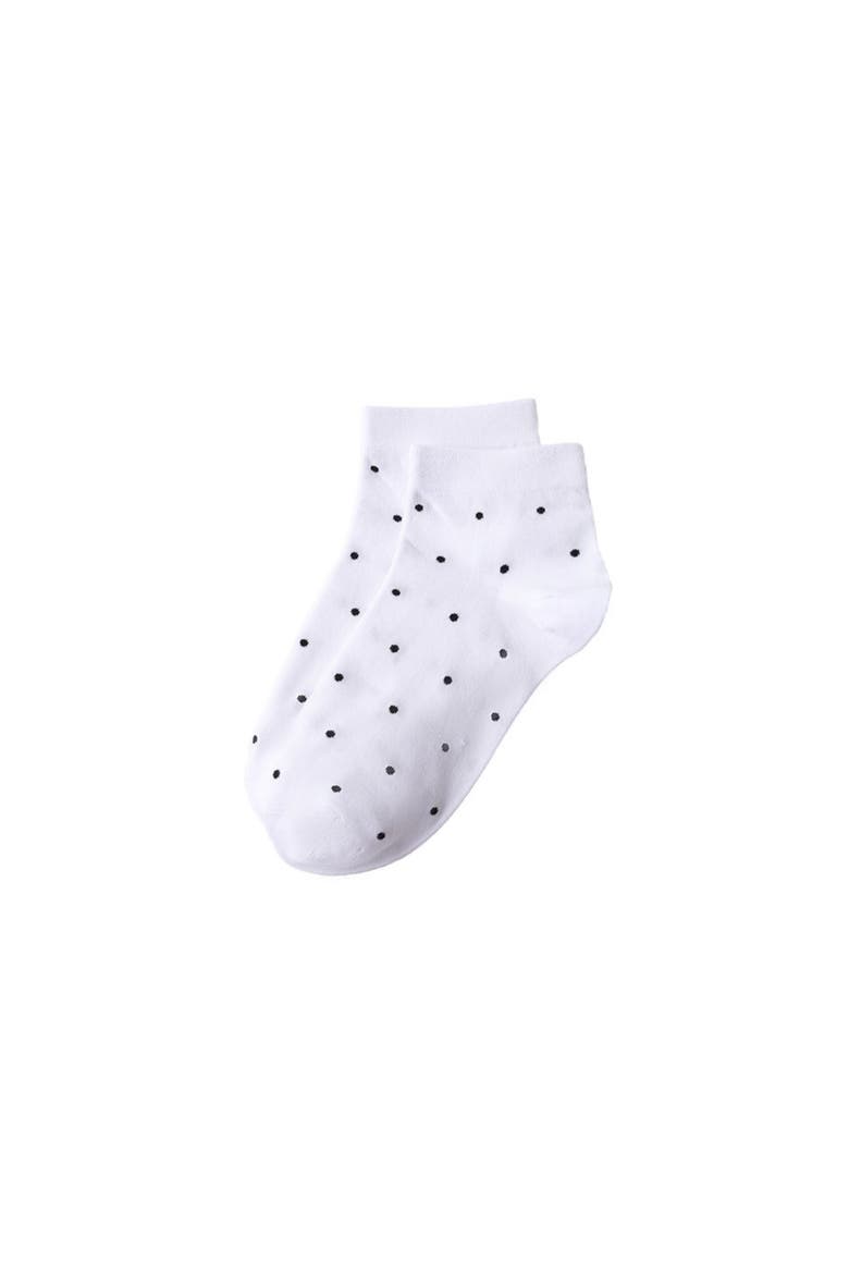 3-Pack Cotton Stripe and Dot Quarter Socks, Alternate, color, Black-White