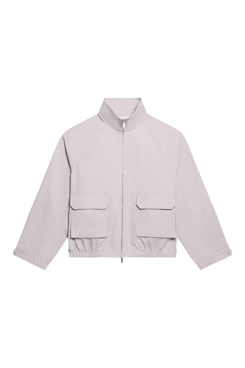 Twill Crop Utility Jacket, Alternate, color, STONE