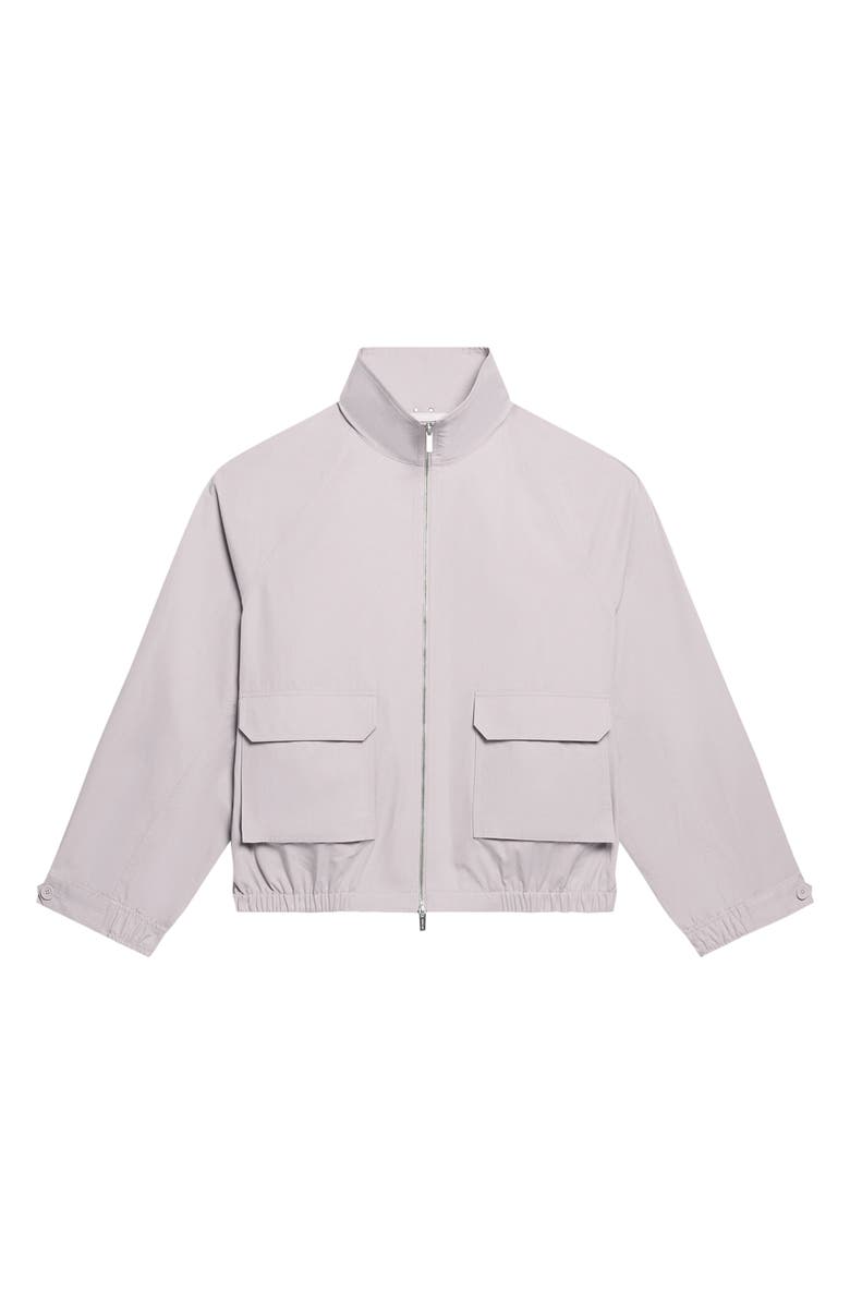 Helmut Lang Twill Crop Utility Jacket, Alternate, color, Stone