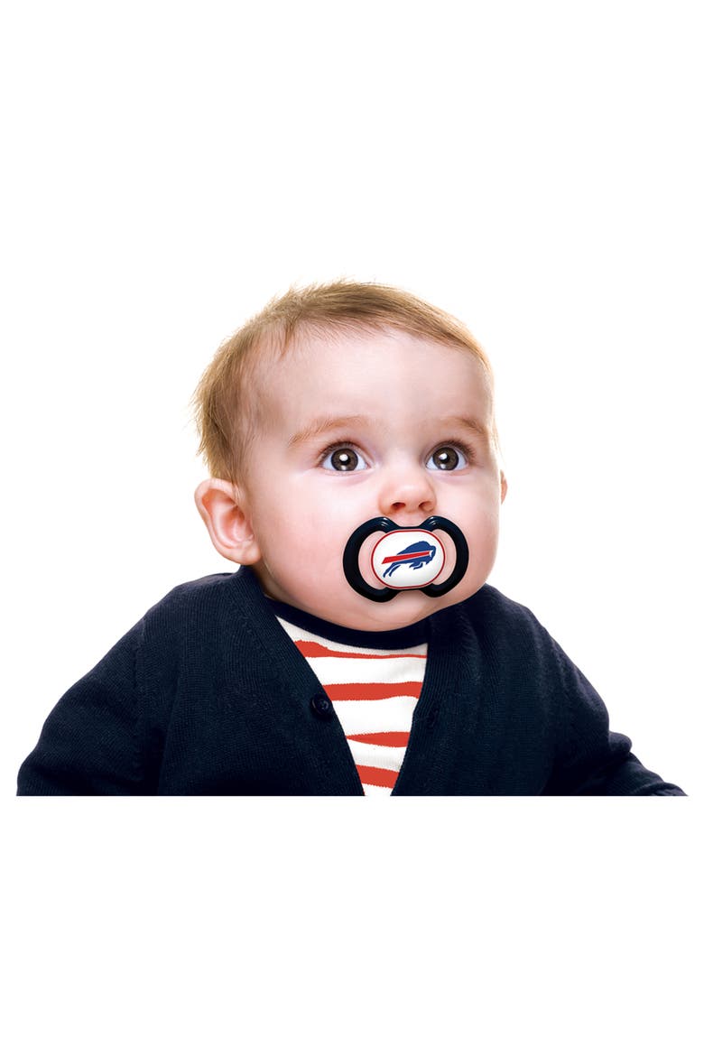Buffalo Bills Pacifier 2-Pack, Alternate, color, Multicolor