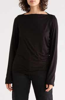 Renee C Boat Neck Top