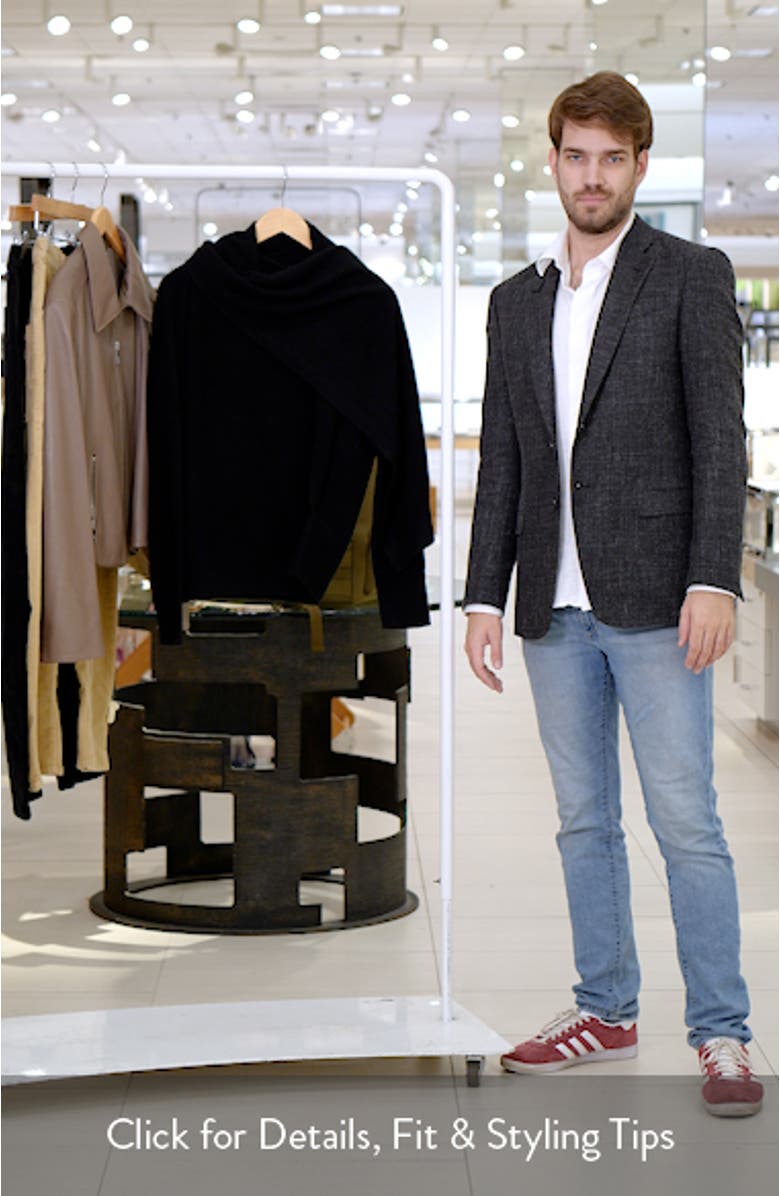 Drape Neck Wool & Cashmere Sweater, sales video thumbnail