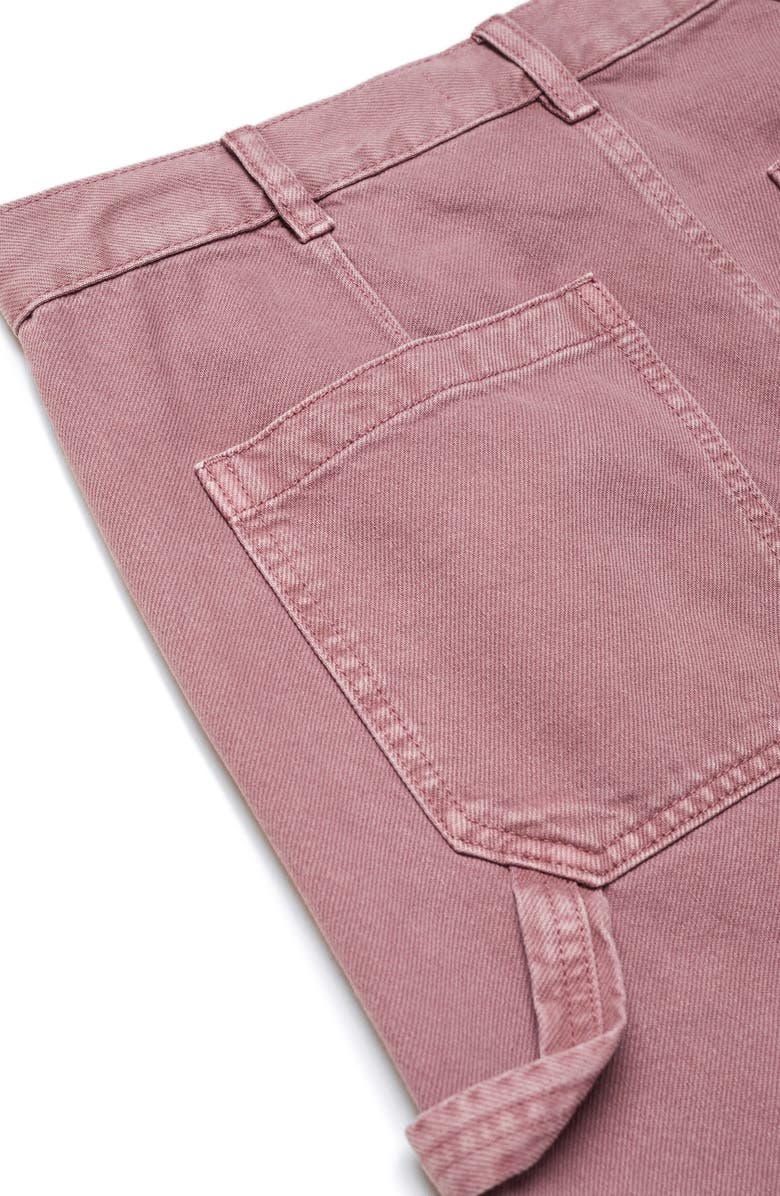 MANGO Straight Leg Carpenter Jeans, Alternate, color, 