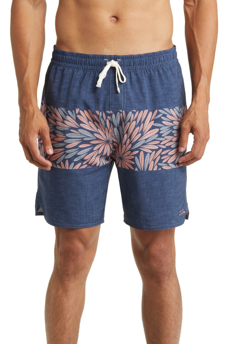 Merion Swim Trunks, Main, color, HEATHER DRESS BLUES