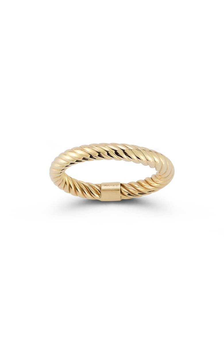 Ember Fine Jewelry Twist Band Ring, Main, color, Gold