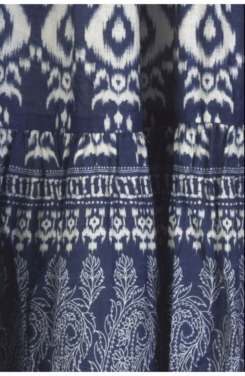 Change of Scenery Sam Balloon Sleeve Elastic-Waist Mini Shirtdress, Alternate, color, Tivara Ikat