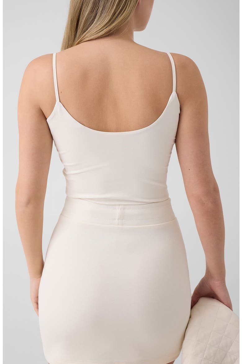 Ortensia Logo Jersey Camisole, Alternate, color, WHITE