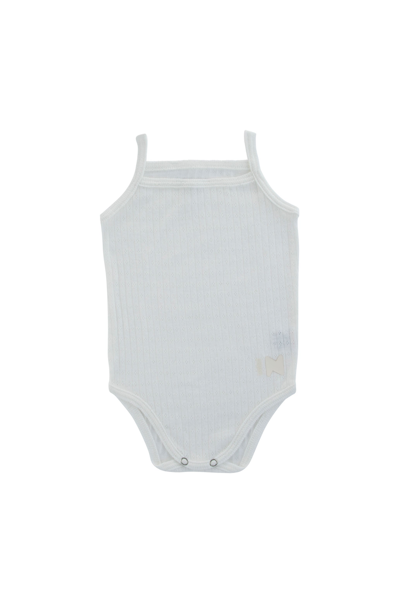 NoggiWear Pointelle Boys Bodysuit, Alternate, color, White