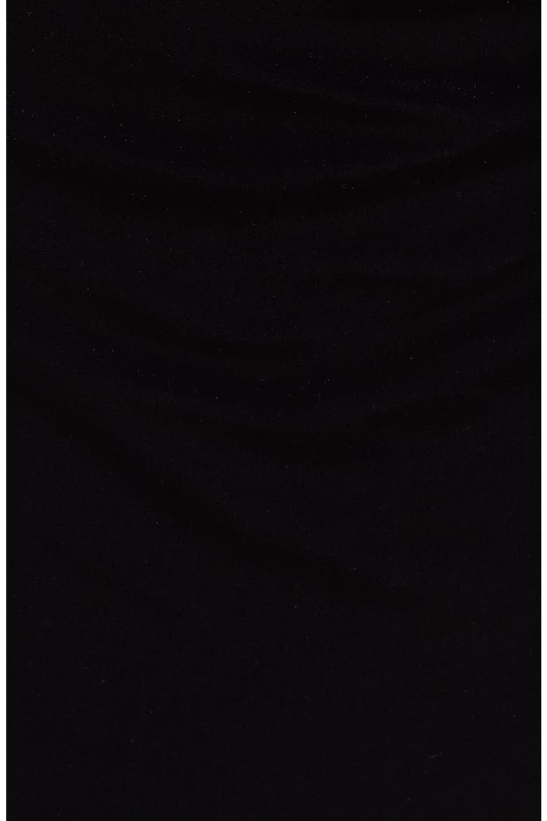 Mesh Panel Embellished Velvet Gown, Alternate, color, NAVY