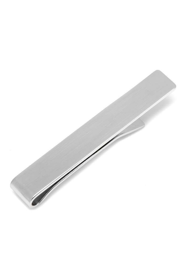 Engravable Sterling Silver Tie Bar, Main, color, SILVER