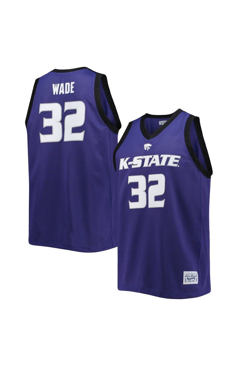 Retro Brand Men's Original Retro Brand Dean Wade Purple Kansas State Wildcats Alumni Commemorative Replica Basketball Jersey, Main, color, 